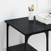 Birou cu raft Stejar Negru 140 x 50 x 75 cm Lemn compozit - WALTI WALTI