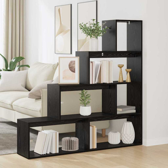 Bibliotecă Separator de Camera Stejar Negru Lemn compozit - WALTI WALTI