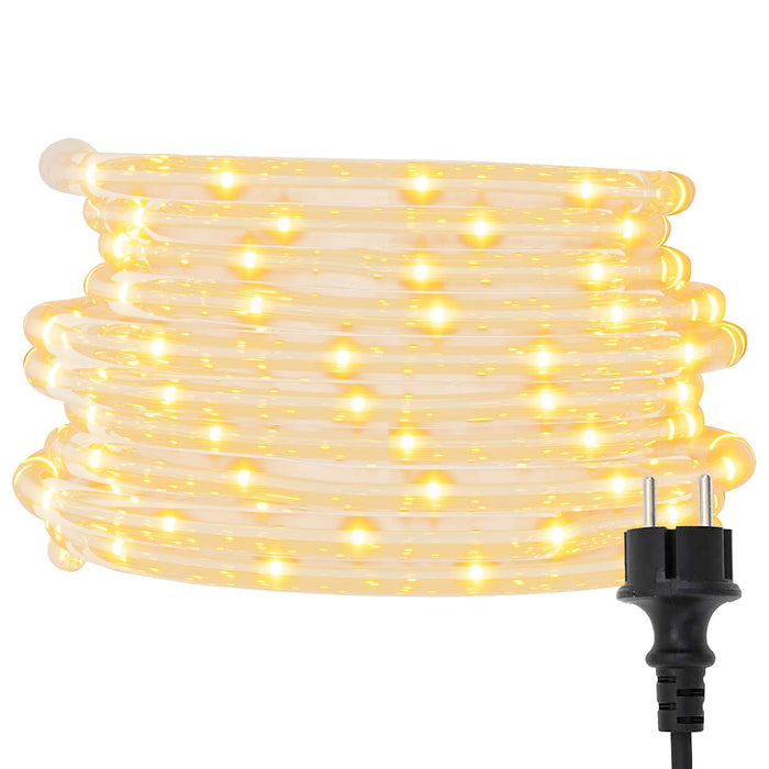 Lumină cu sfoară cu 2400 LED Alb cald 100 m PVC - WALTI WALTI