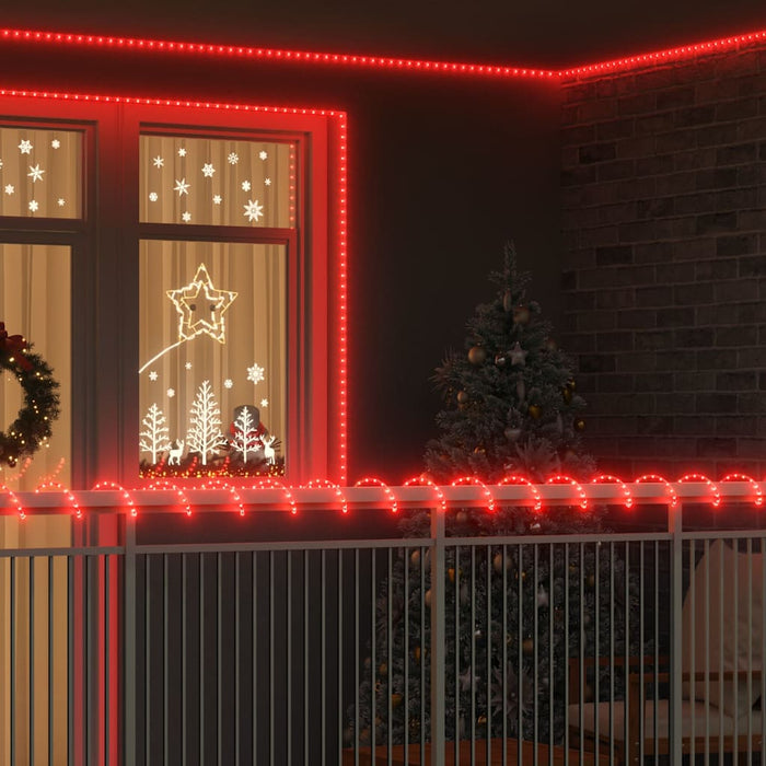 Lumină cu sfoară cu 2400 LED Roșu 100 m PVC - WALTI WALTI