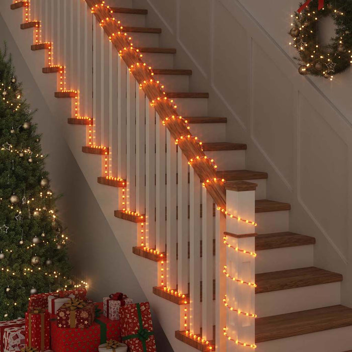 Lumină cu sfoară cu 2400 LED Alb cald 100 m PVC - WALTI WALTI