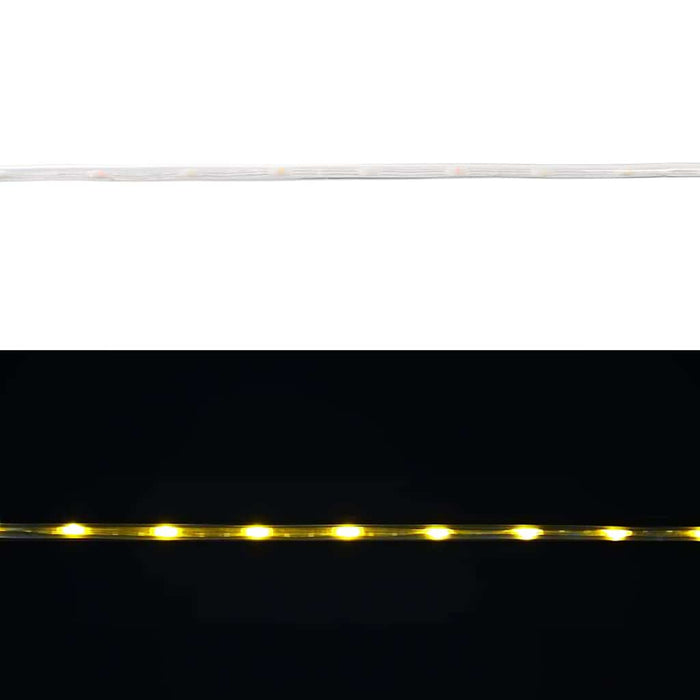 Lumină cu sfoară cu 120 LED Alb cald 5 m PVC - WALTI WALTI