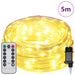 Lumină cu sfoară cu 120 LED Alb cald 5 m PVC - WALTI WALTI