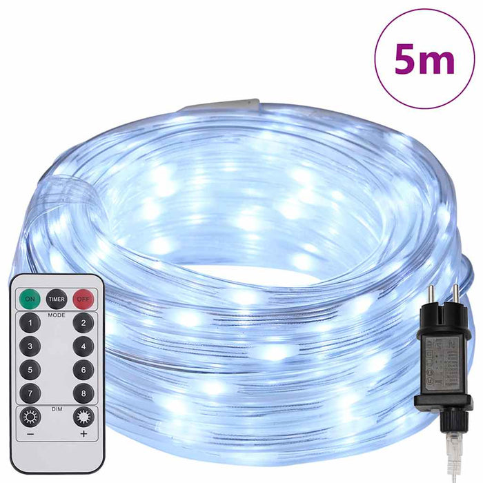Lumină cu sfoară cu 120 LED Alb Rece 5 m PVC - WALTI WALTI