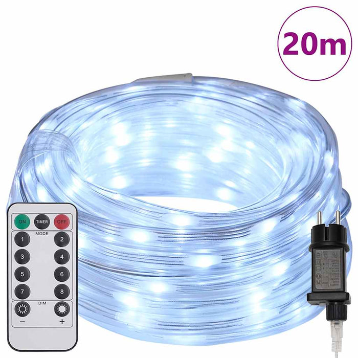 Lumină cu sfoară cu 480 LED Alb Rece 20 m PVC - WALTI WALTI