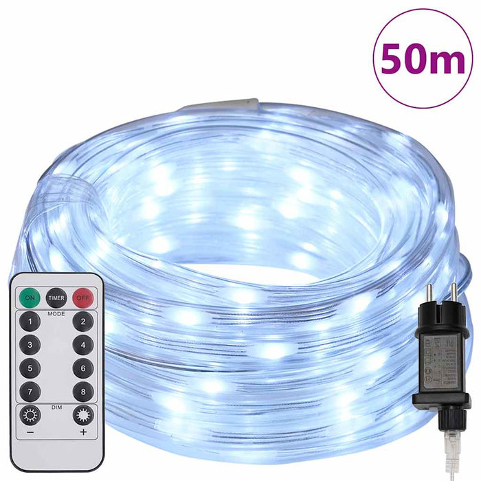 Lumină cu sfoară cu 1200 LED Alb Rece 50 m PVC - WALTI WALTI