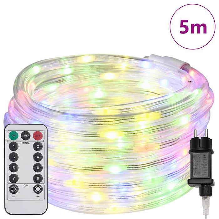 Lumină cu sfoară cu 120 LED Multicolour 5 m PVC - WALTI WALTI