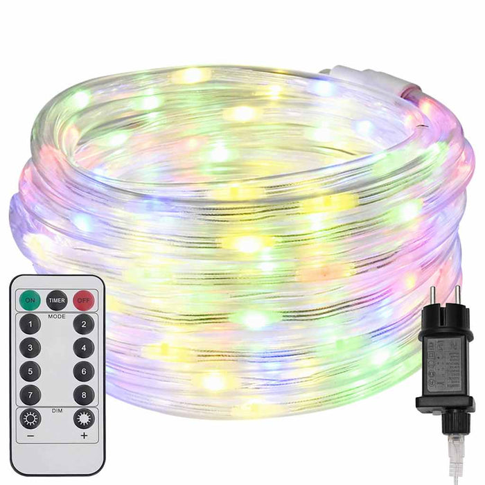 Lumină cu sfoară cu 240 LED Multicolour 10 m PVC - WALTI WALTI