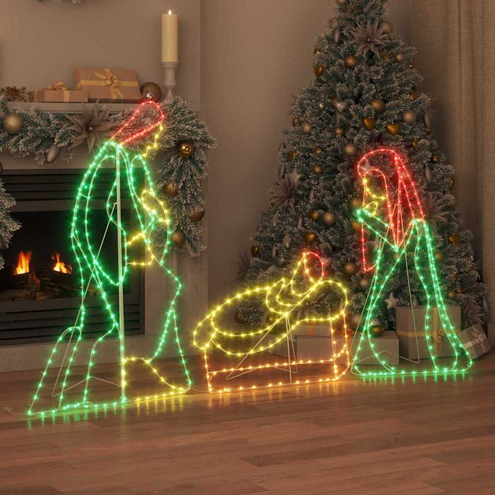 Scenă de Naștere Iluminată Multicolour 112 x 72 cm PVC - WALTI WALTI