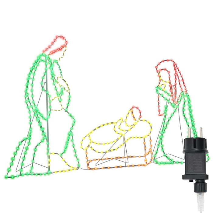 Scenă de Naștere Iluminată Multicolour 112 x 72 cm PVC - WALTI WALTI