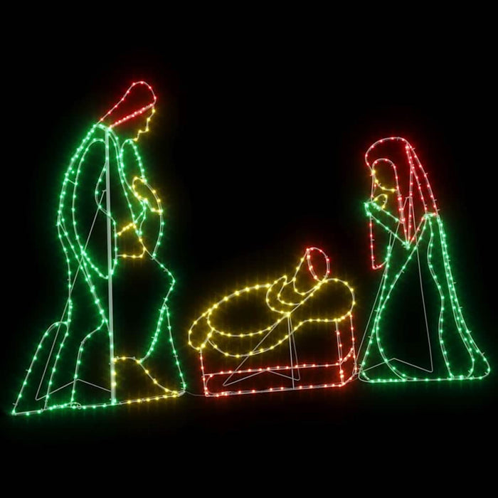 Scenă de Naștere Iluminată Multicolour 112 x 72 cm PVC - WALTI WALTI