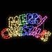 Semn de Crăciun cu 240 LED Multicolour 99,5 x 54 cm PVC - WALTI WALTI