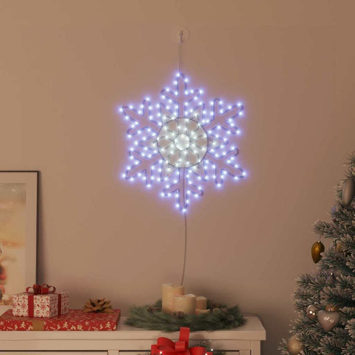 Fulger de Crăciun cu 156 LED albastru 55.5 x 55.5 x 0.75cm PVC - WALTI WALTI