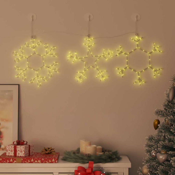 Fulger de Crăciun cu 252 LED Alb cald 45 x 38 cm PVC - WALTI WALTI