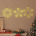 Fulger de Crăciun cu 252 LED Alb cald 45 x 38 cm PVC - WALTI WALTI