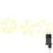 Fulger de Crăciun cu 252 LED Alb cald 45 x 38 cm PVC - WALTI WALTI