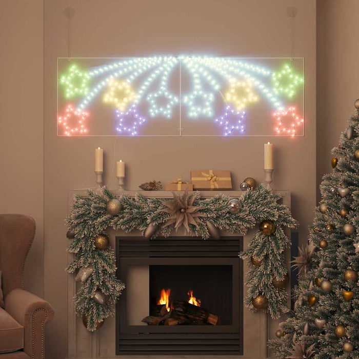 Stea de Crăciun cu 432 LED Multicolour 182 x 58 cm PVC - WALTI WALTI