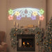 Stea de Crăciun cu 432 LED Multicolour 182 x 58 cm PVC - WALTI WALTI