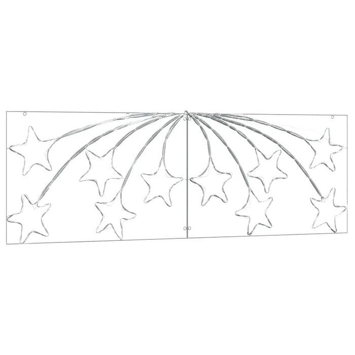 Stea de Crăciun cu 432 LED Multicolour 182 x 58 cm PVC - WALTI WALTI
