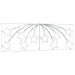 Stea de Crăciun cu 432 LED Multicolour 182 x 58 cm PVC - WALTI WALTI