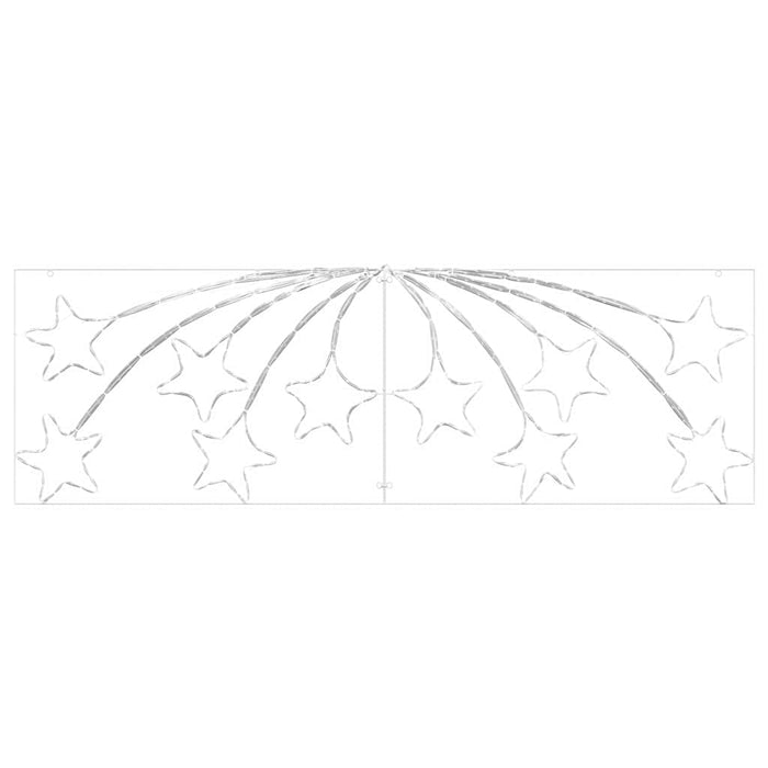 Stea de Crăciun cu 432 LED Multicolour 182 x 58 cm PVC - WALTI WALTI