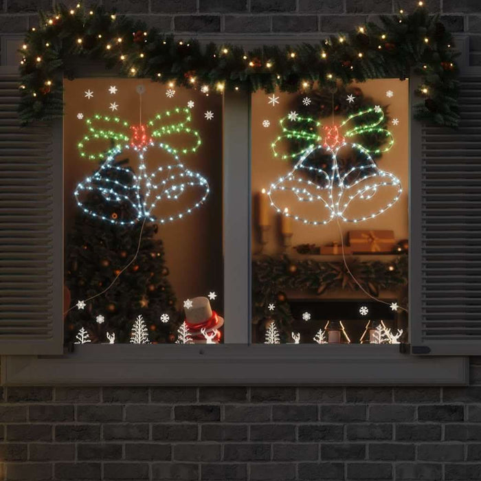 Clopot de Crăciun cu 144 LED Multicolour 56 x 46 cm PVC - WALTI WALTI