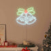 Clopot de Crăciun cu 144 LED Multicolour 56 x 46 cm PVC - WALTI WALTI