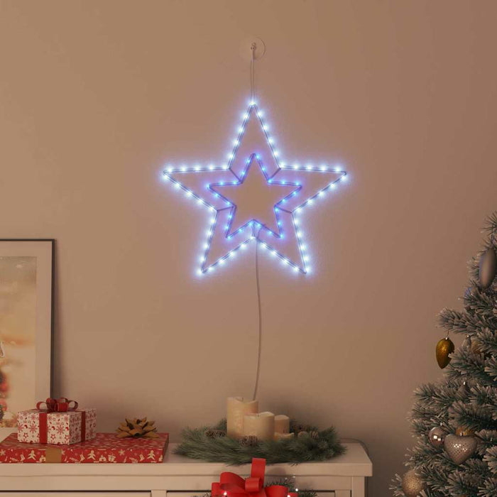 Steaua de Crăciun cu 72 LED Alb Rece 51.5 x 50 x 0.65 cm Fier - WALTI WALTI