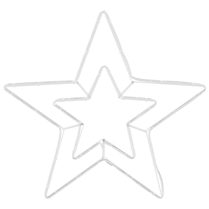 Steaua de Crăciun cu 72 LED Alb Rece 51.5 x 50 x 0.65 cm Fier - WALTI WALTI