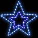 Steaua de Crăciun cu 72 LED Alb Rece 51.5 x 50 x 0.65 cm Fier - WALTI WALTI