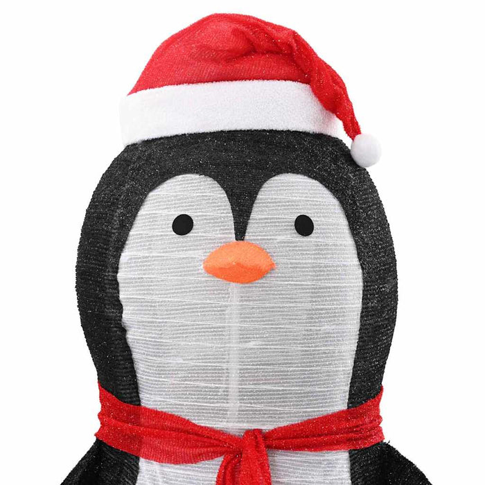 Figură de pinguin de zăpadă Alb cald 78 x 88 x 180 cm țesătură - WALTI WALTI