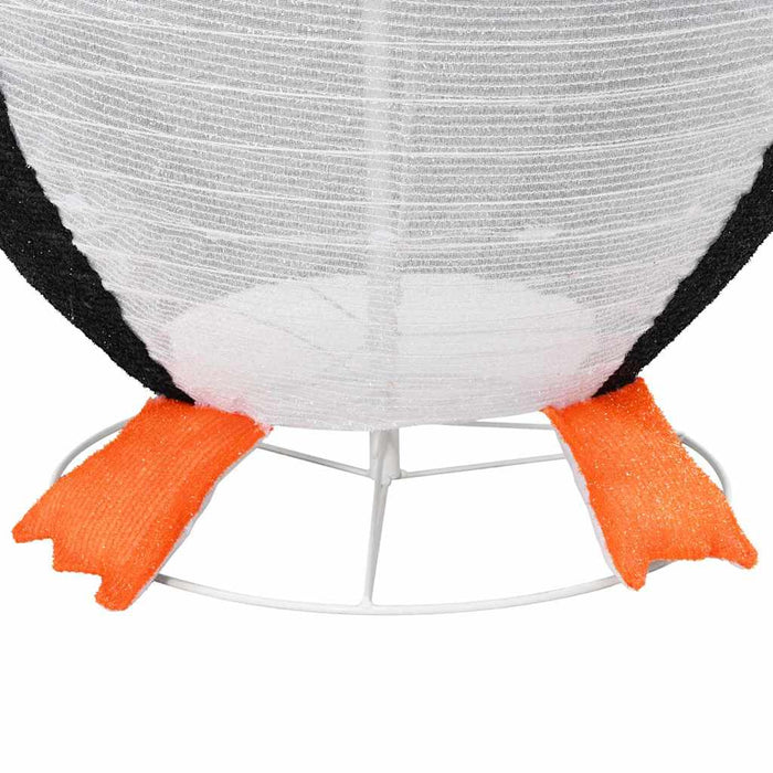Figură de pinguin de zăpadă Alb cald 78 x 88 x 180 cm țesătură - WALTI WALTI