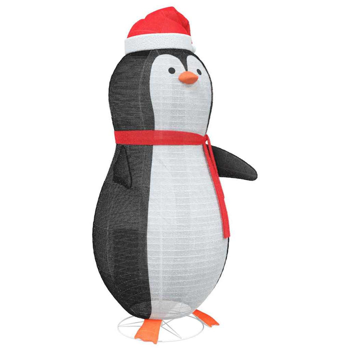Figură de pinguin de zăpadă Alb cald 78 x 88 x 180 cm țesătură - WALTI WALTI