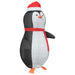 Figură de pinguin de zăpadă Alb cald 78 x 88 x 180 cm țesătură - WALTI WALTI