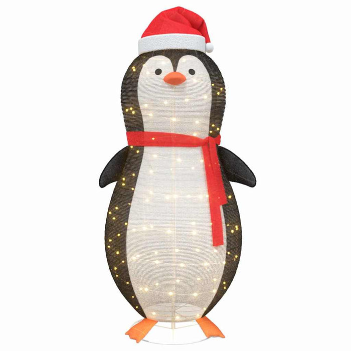 Figură de pinguin de zăpadă Alb cald 78 x 88 x 180 cm țesătură - WALTI WALTI