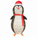 Figură de pinguin de zăpadă Alb cald 78 x 88 x 180 cm țesătură - WALTI WALTI