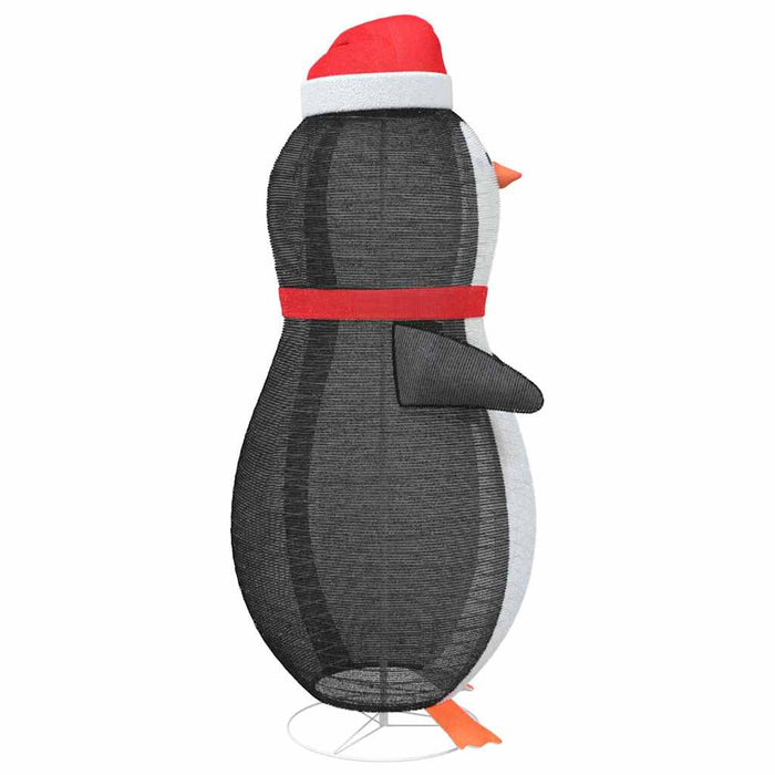 Figură de pinguin de zăpadă Alb cald 78 x 88 x 180 cm țesătură - WALTI WALTI