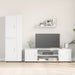 Set comodă TV Pe perete 4 pcs Alb Lemn compozit - WALTI WALTI