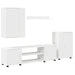 Set comodă TV Pe perete 4 pcs Alb Lemn compozit - WALTI WALTI