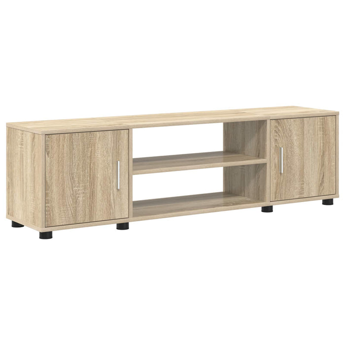Set comodă TV Pe perete 4 pcs Stejar Sonoma Lemn compozit - WALTI WALTI