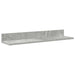 Set comodă TV Pe perete 4 pcs Gri din beton Lemn compozit - WALTI WALTI