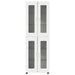 Bufet cu raft cu depozitare Alb 60 x 35 x 182 cm Lemn compozit - WALTI WALTI
