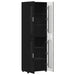 Bufet cu raft cu ușă Negru 60 x 35 x 182 cm Lemn compozit - WALTI WALTI