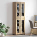 Bufet cu raft Stejar Sonoma 60 x 35 x 182 cm Lemn compozit - WALTI WALTI