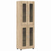 Bufet cu raft Stejar Sonoma 60 x 35 x 182 cm Lemn compozit - WALTI WALTI