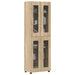 Bufet cu raft Stejar Sonoma 60 x 35 x 182 cm Lemn compozit - WALTI WALTI