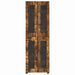 Bufet cu raft Stejar fumuriu 60 x 35 x 182 cm Lemn compozit - WALTI WALTI