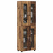 Bufet cu raft cu ușă Lemn vechi 60 x 35 x 182 cm Lemn compozit - WALTI WALTI