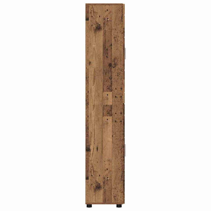 Bufet cu raft cu ușă Lemn vechi 60 x 35 x 182 cm Lemn compozit - WALTI WALTI