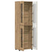 Bufet cu raft Stejar Artizanal 60 x 35 x 182 cm Lemn compozit - WALTI WALTI